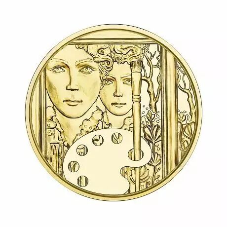Pièce Autriche 50 EUROS OR AUTRICHE 2023 - Tina Blau - Peintre - Héroïnes méconnues de l'Autriche