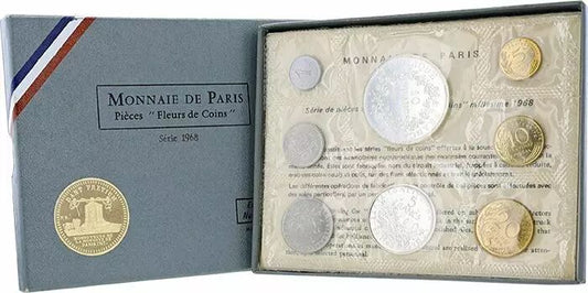 Pièce France - Monnaie de Paris Coffret FDC Franc 1968 - France