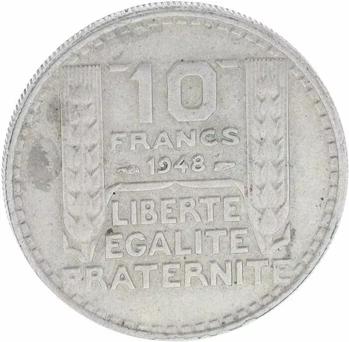 Pièce France 10 Francs Turin - 1948