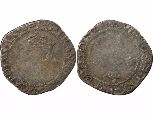 Pièce France CHARLES IX - DOUBLE SOL PARISIS - 1572 N MONTPELLIER