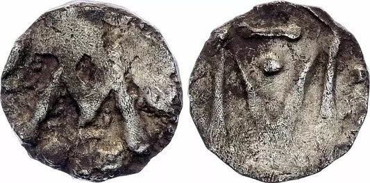 Pièce France Denier au M - Marseille - 730-740 - Argent
