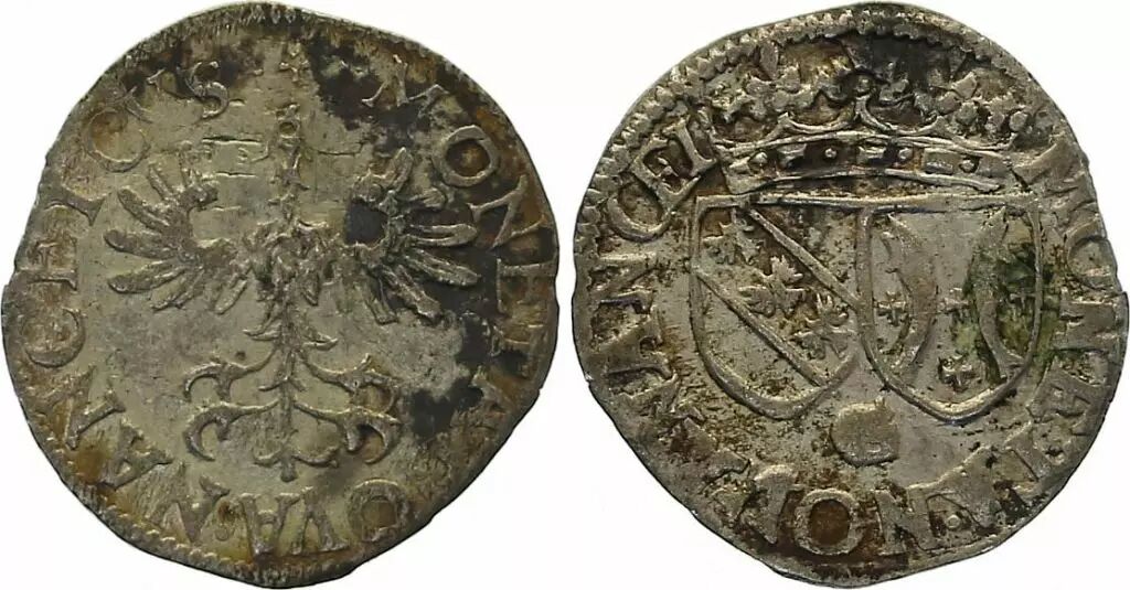 Pièce France Gros,  Duché de Lorraine - Henri II (1608-1624) - Lettre G