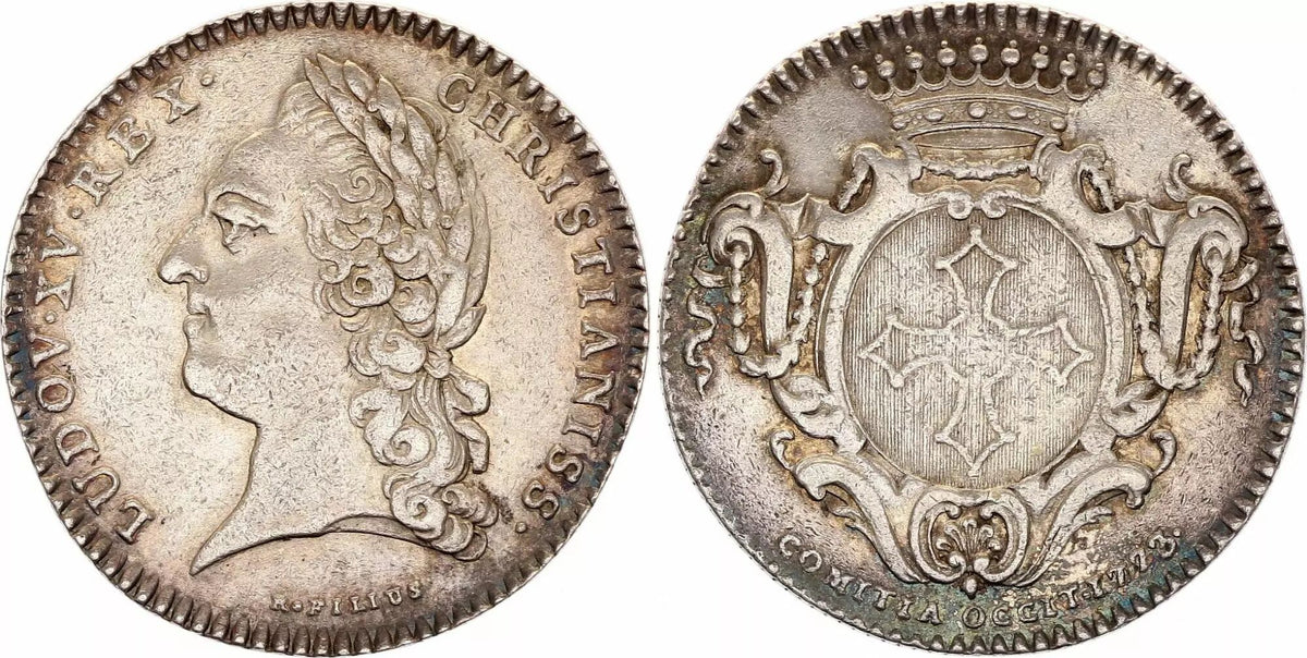 France Louis XV -  Etats du Languedoc - 1773 - Argent