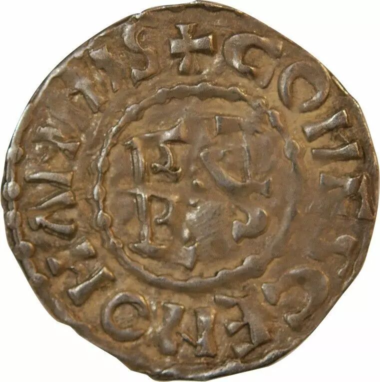 Pièce France MAINE - DENIER argent au nom d'HERBERT Ier - 1014-1246